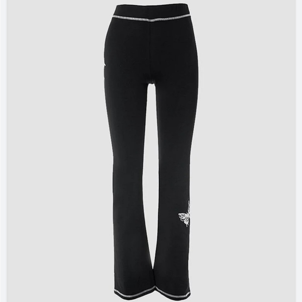 I AM GIA BUTTERFLY PRINT CASUAL PANTS